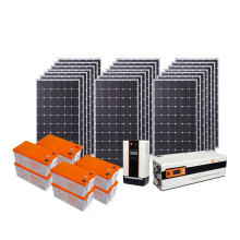 Complete package 5kw 10kw solar off grid power storage battery system 6kw PV plant for sale